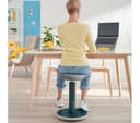 Leitz Ergo Cosy Active Sit-Stand Stool 2-in-1 - Velvet Grey thumbnail 10