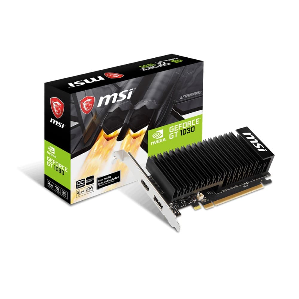 MSI GeForce GT 1030 2GHD4 LP OC 2GB DDR4 Graphics Card