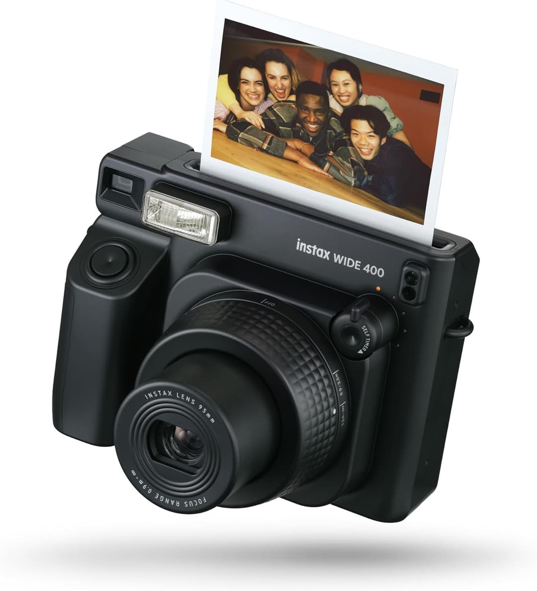 Fujifilm Instax Wide 400 Instant Camera Jet Black - Image 1
