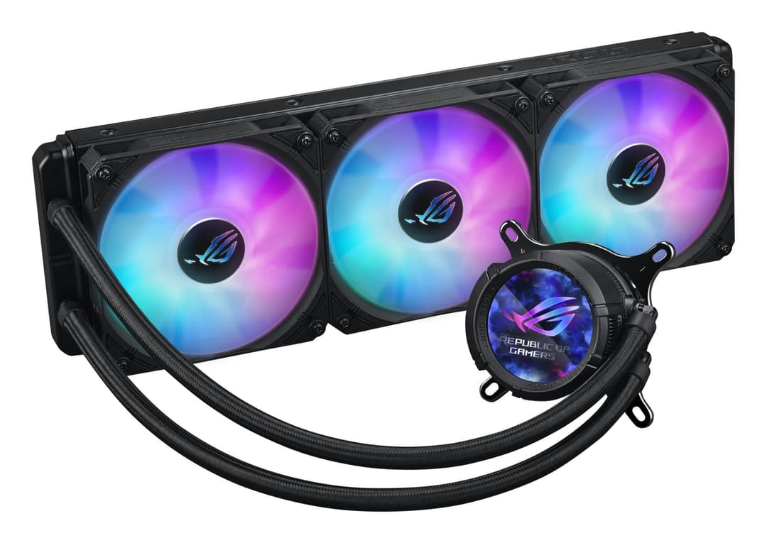 Asus ROG STRIX LC III 360 ARGB LCD All-in-One Liquid Cooler - Black - Image 4