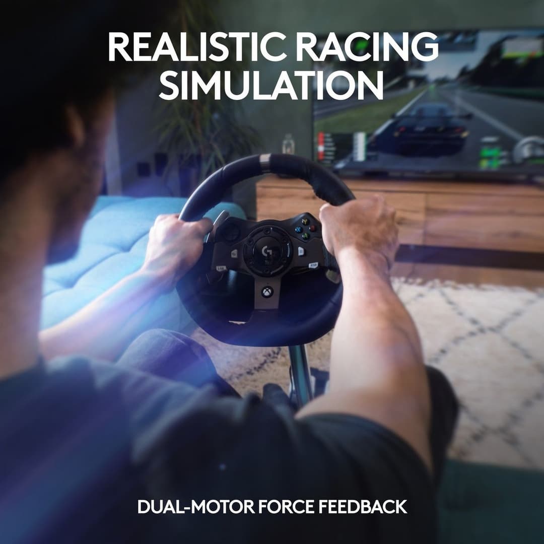 Logitech G920 Driving Force Gaming Steering Wheel - Xbox - Image 2