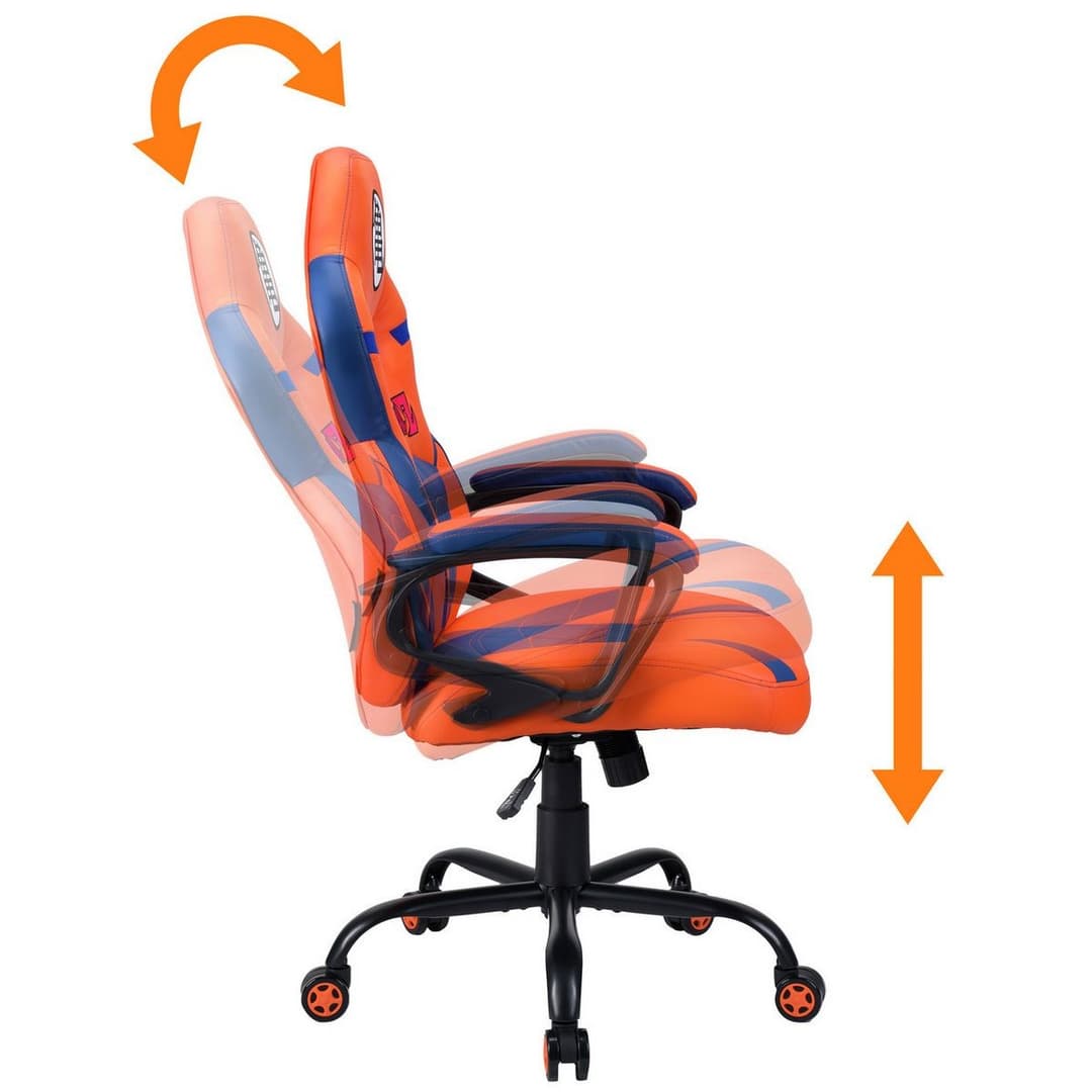 Subsonic Dragon Ball Z Junior Gaming Chair - Orange and Blue - Image 6