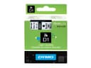 DYMO D1 45803 (S0720830) - tape - glossy - black on white - 1 cassette(s) - Roll (1.9cm x 7m) thumbnail 2