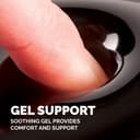 Fellowes Mouse Mat Wrist Support - Crystals Gel Mouse Pad with Non Slip Rubber Base - Ergonomic Mouse Mat for Computer, Laptop, Home Office Use - Compatible with Laser and Optical Mice - Black thumbnail 3