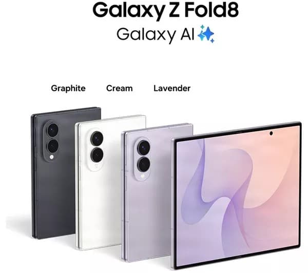 Samsung Galaxy Z Fold8 5G 256GB 12GB RAM Foldable Smartphone - Cream - Image 3