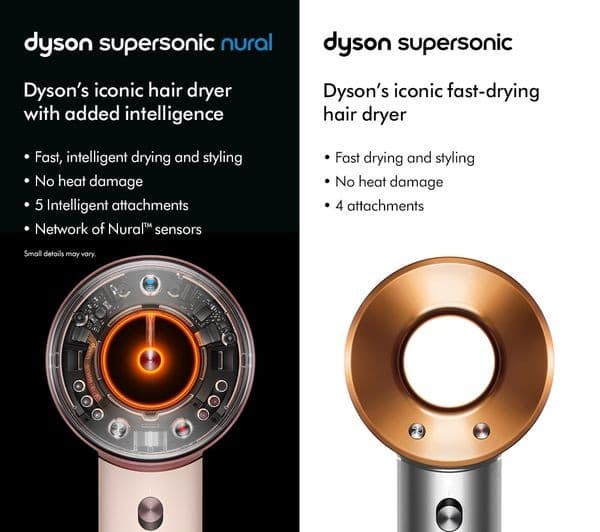 Dyson Supersonic Nural Straight+Wavy Hair Dryer - Pink - Image 3