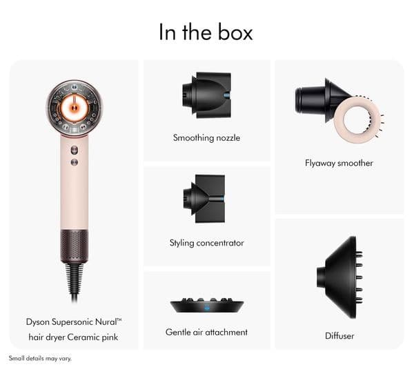 Dyson Supersonic Nural Straight+Wavy Hair Dryer - Pink - Image 5