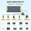 VTOMAN VS110 110W Portable Foldable Solar Panel - Black thumbnail 4