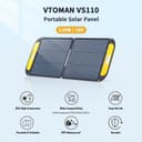 VTOMAN VS110 110W Portable Foldable Solar Panel - Black thumbnail 8