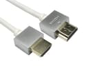 Cables Direct 3m Super Slim HDMI Cable in White thumbnail 2
