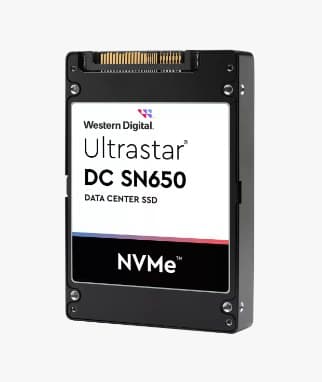 Western Digital Ultrastar DC SN650 WUS5EA1A1ESP5E3 U.3 15.4 TB PCI Express 4.0 3D TLC NAND NVMe