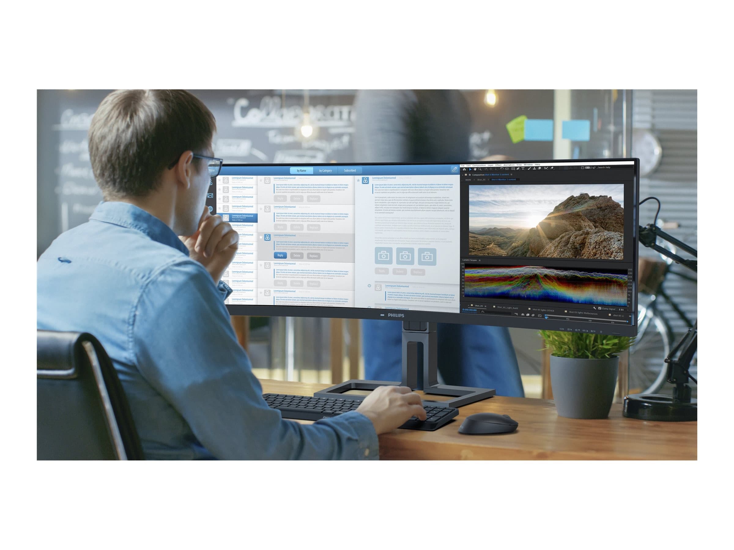Philips 45B1U6900C - LED monitor - curved - 45" - HDR