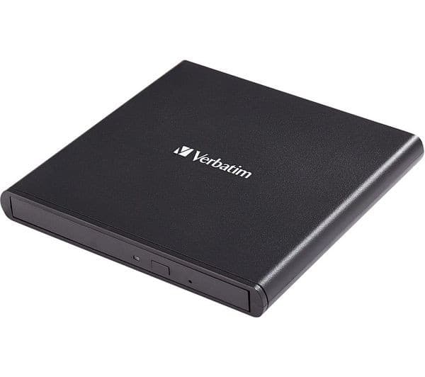 Verbatim Slimline 98938 External CD/DVD Writer Black - Image 1