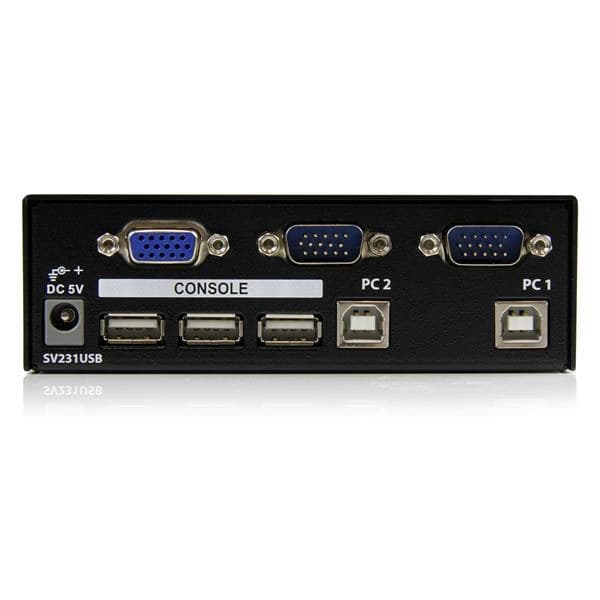 StarTech.com 2 Port Professional USB KVM Switch Kit with Cables - Image 3