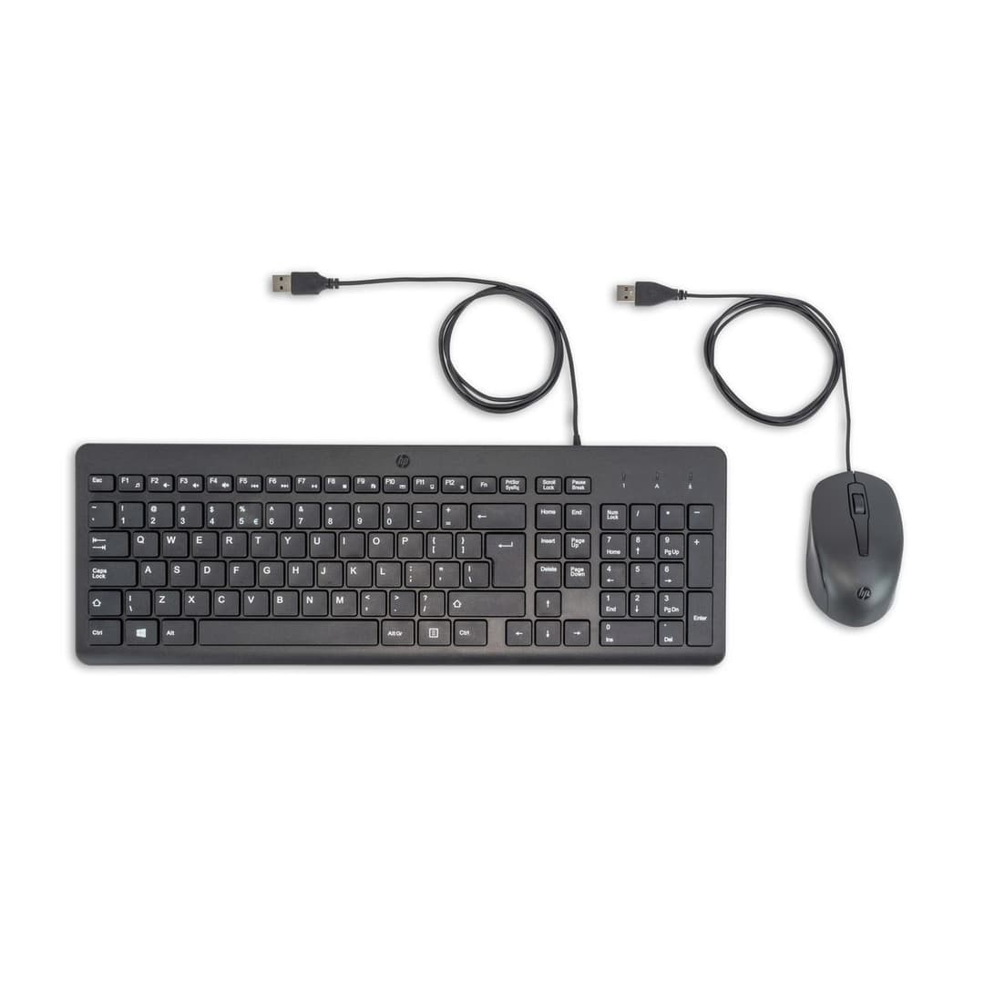 HP 150 Wired Mouse and Keyboard - Image 1