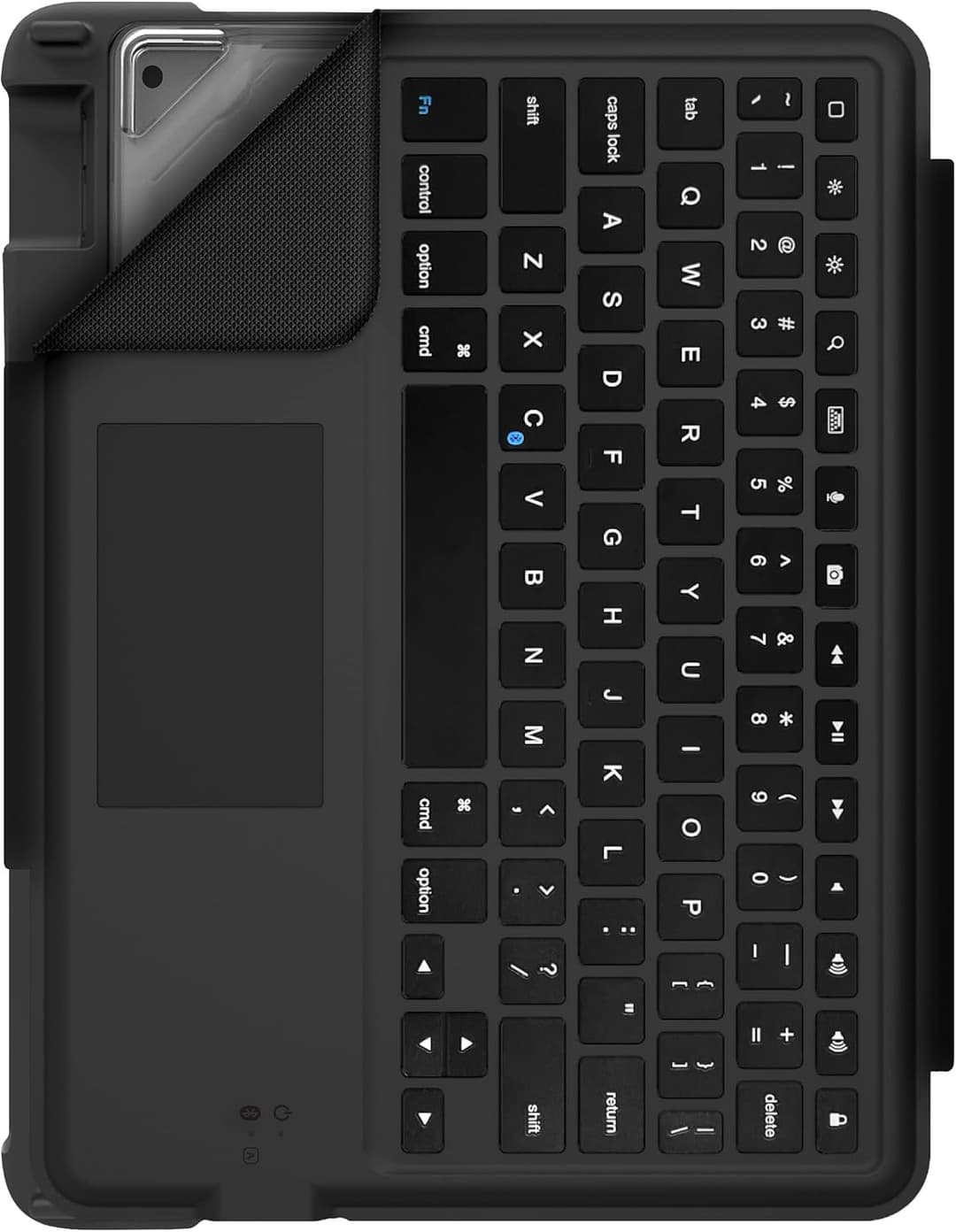 STM DUX Bluetooth Keyboard Case with Trackpad – iPad 7th/8th/9th Gen, Black - Image 4