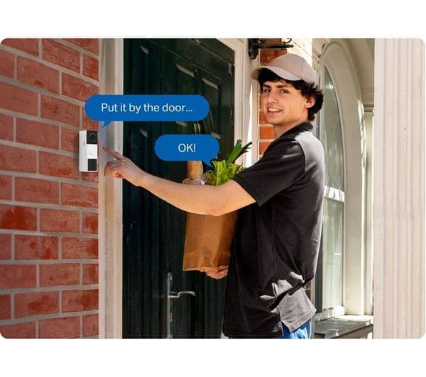 TP-LINK Tapo D210 2K 3 MP WiFi Battery Video Doorbell with Chime - White - Image 6