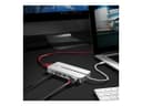 Lindy DST-Mx Duo USB-C Docking Station, 2x 4K HDMI, 100W PD, Gigabit Ethernet (43360), Silver White thumbnail 4