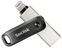SanDisk iXpand USB flash drive 64 GB USB Type-A / Lightning 3.2 Gen 2 (3.1 Gen 2) Black, Silver thumbnail 1