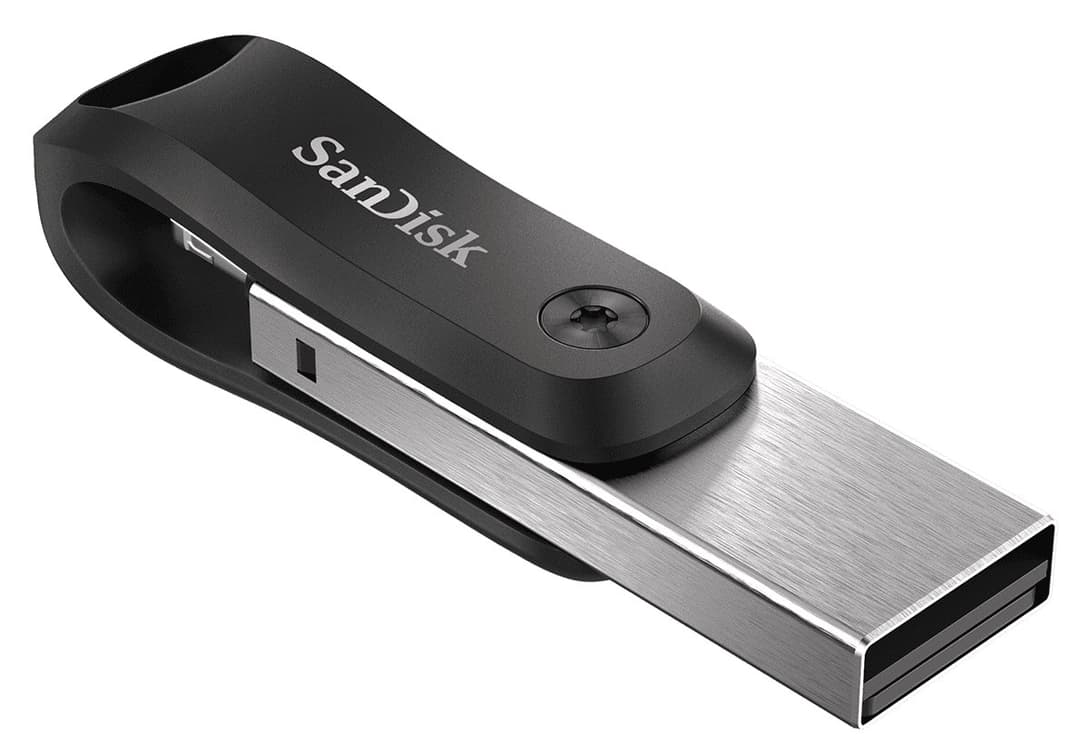 SanDisk iXpand USB flash drive 64 GB USB Type-A / Lightning 3.2 Gen 2 (3.1 Gen 2) Black, Silver - Image 2
