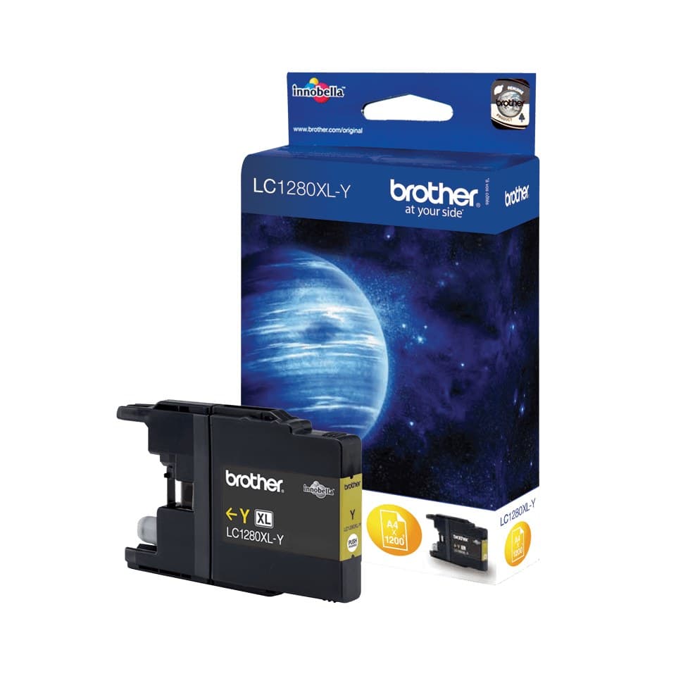 Brother LC1280XL High Yield Ink Cartridge - Yellow