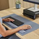 Fellowes Wrist Rest Breyta Palm Rest with Antibacterial Protection Ergonomic Wrist Support Marine thumbnail 3