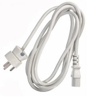 Mercodan SmarTplug Computer Power Cable Grey 5m, Danish Type K Plug to IEC C13, 10A 250V