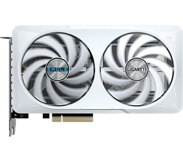 GIGABYTE GeForce RTX 5060 EAGLE OC ICE 8GB GDDR7 Graphics Card - White, 128-bit, PCI-E 5.0, GV-N5060EAGLEOC ICE-8GD