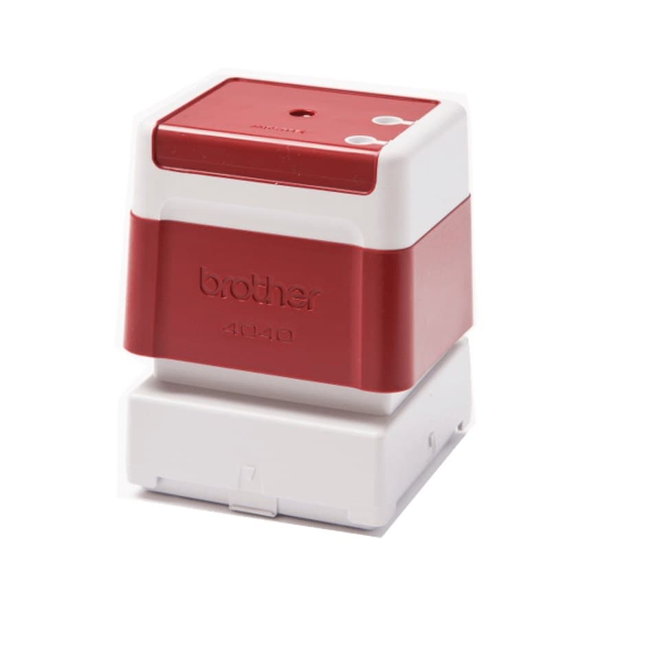 Brother PR4040R6P Business Stamp 40 x 40 mm Red 6 Pack