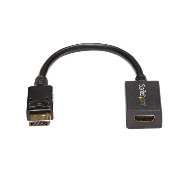 StarTech.com DisplayPort to HDMI Adapter - DP 1.2 to HDMI Video Converter 1080p - DP to HDMI Monitor/TV/Display Cable Adapter Dongle - Passive DP to HDMI Adapter - Latching DP Connector - Image 2