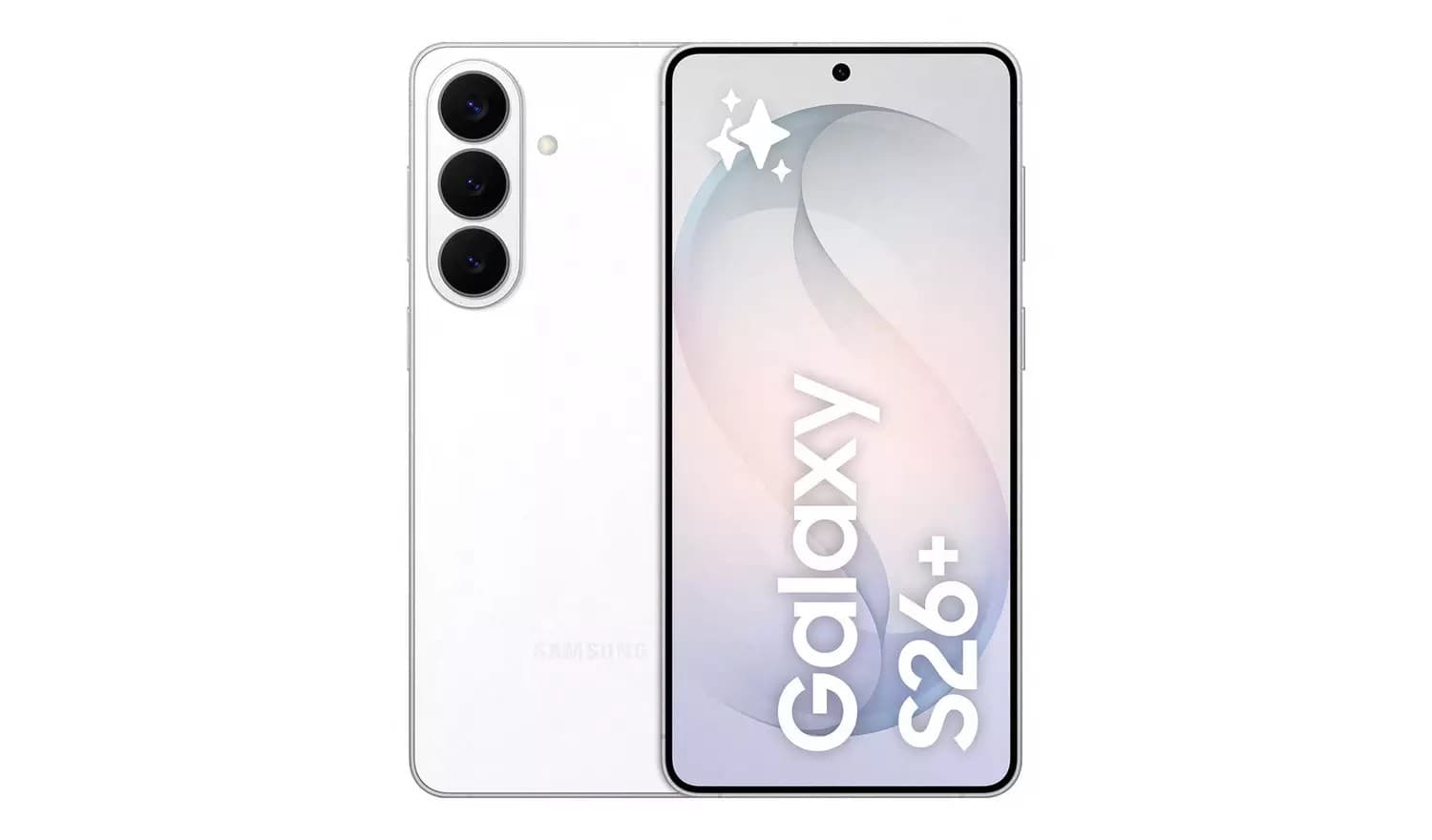 Samsung Galaxy S26+ 5G 256GB 12GB RAM AI Mobile Phone - White