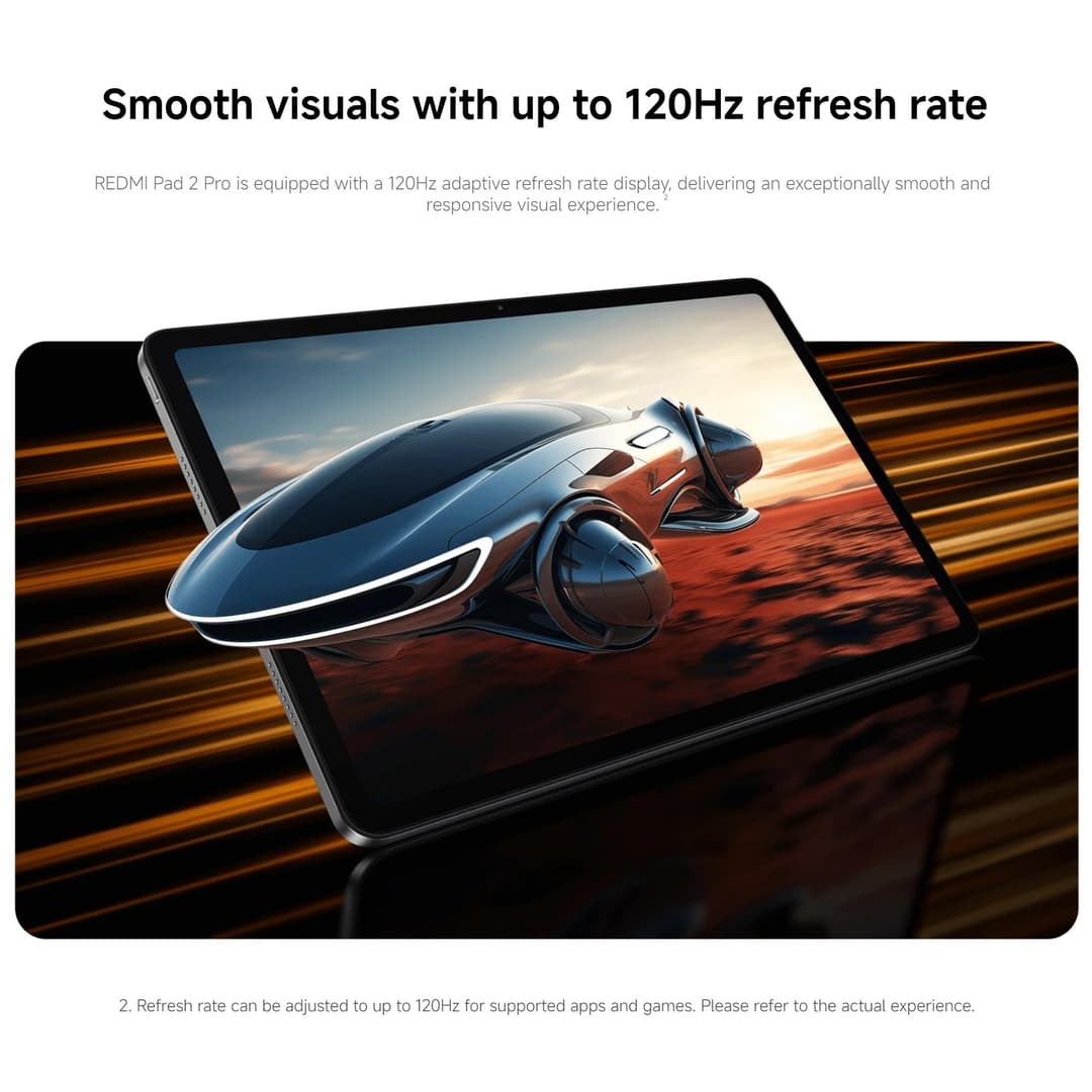 XIAOMI Redmi Pad 2 Pro 8GB+256GB Tablet - Silver - Image 4