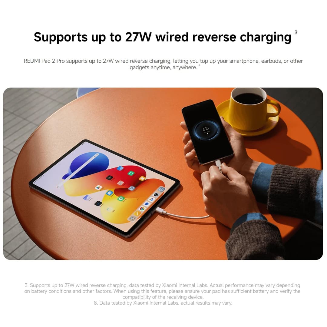 XIAOMI Redmi Pad 2 Pro 8GB+256GB Tablet - Silver - Image 8