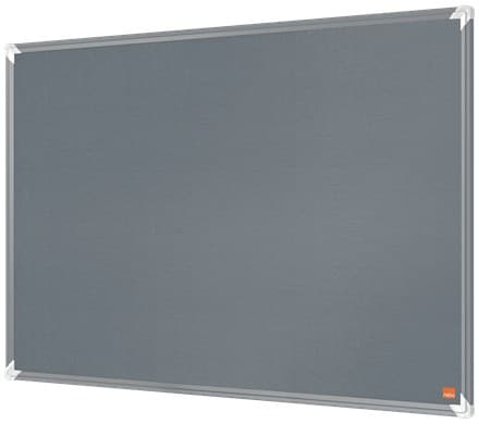 Nobo Premium Plus Felt Notice Board 900x600mm Grey - Image 2
