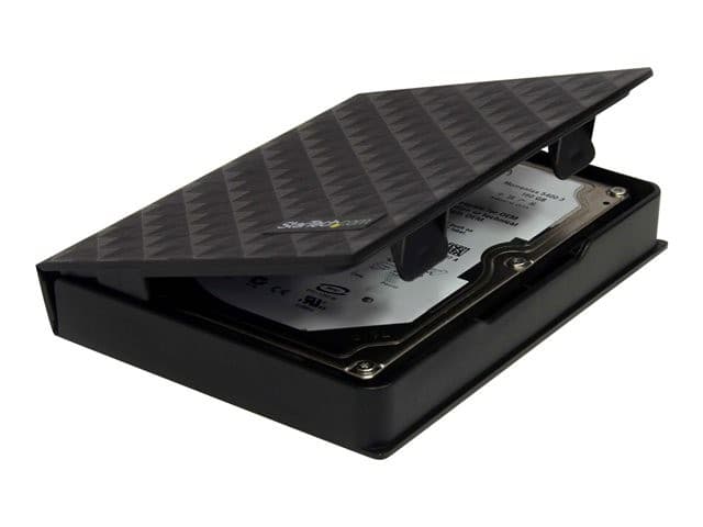 StarTech HDDCASE25BK 2.5in Anti-Static HDD Protector Case Black 3 Pack - Image 2