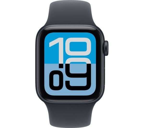 Apple Watch SE 3 Smartwatch 40mm Midnight Aluminium Midnight Sport Band S/M - Image 2