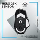 Logitech G G502 X LIGHTSPEED Wireless Gaming Mouse - Black thumbnail 4