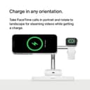Belkin BoostCharge Pro 3-in-1 Wireless Charging Stand with MagSafe 15W White thumbnail 5