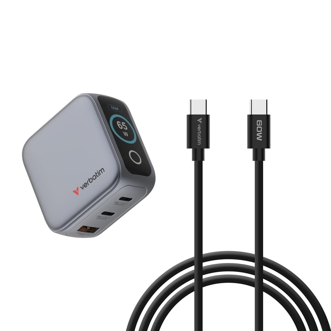 Verbatim Mini GaN Charger 65W with Display - Image 4