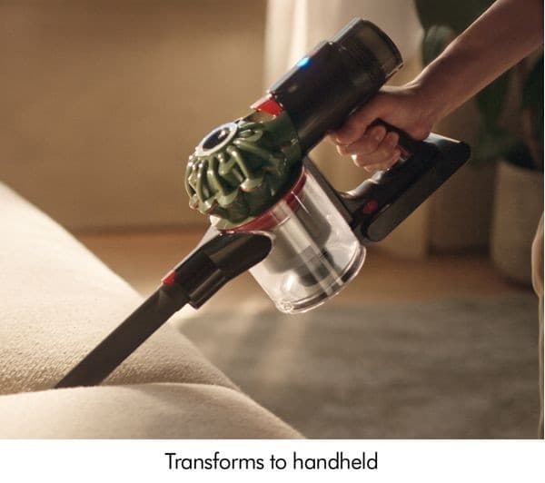 DYSON V8 Cyclone Cordless Bagless Vacuum Cleaner - Black & Green - Image 4