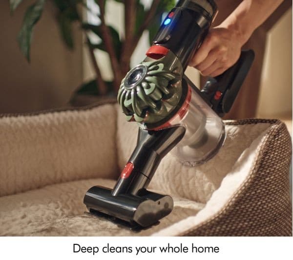 DYSON V8 Cyclone Cordless Bagless Vacuum Cleaner - Black & Green - Image 10