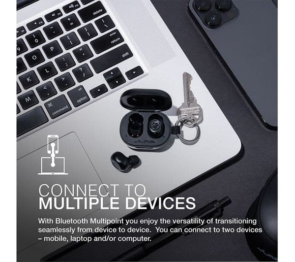 JLab JBuds Mini True Wireless Bluetooth Earbuds - Black - Image 7