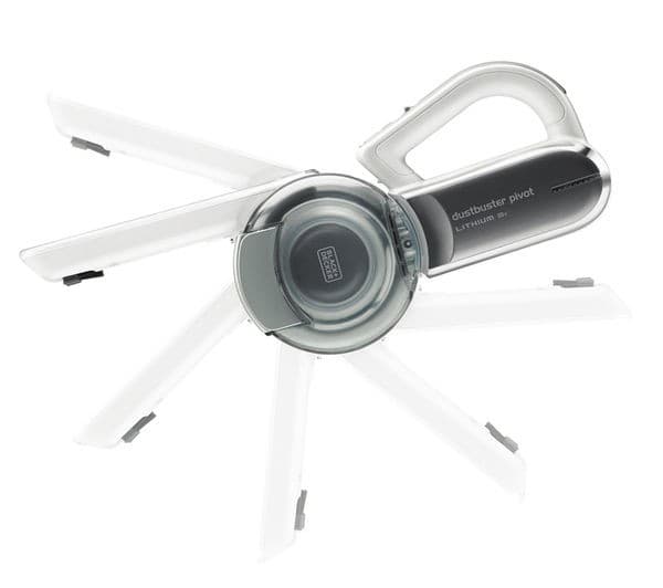 BLACK+DECKER 18V Cordless Dustbuster Compact Pivot PV1820L-GB Handheld Vacuum Cleaner - Dark Titanium - Image 4