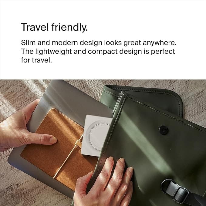 Belkin BoostCharge Pro 2-in-1 MagSafe Wireless Charging Pad 15W Sand - Image 4