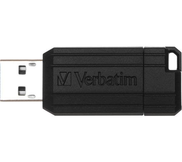 Verbatim PinStripe USB Flash Drive 16GB Black