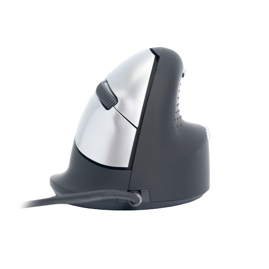 R-Go Tools HE Break Ergonomic Vertical Mouse Right-handed Black - Large Wired - Image 2