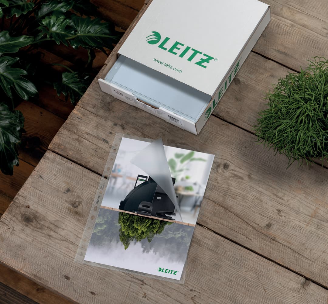 Leitz Recycle A4 Pocket Clear 100 Micron - Box of 100 - Image 4