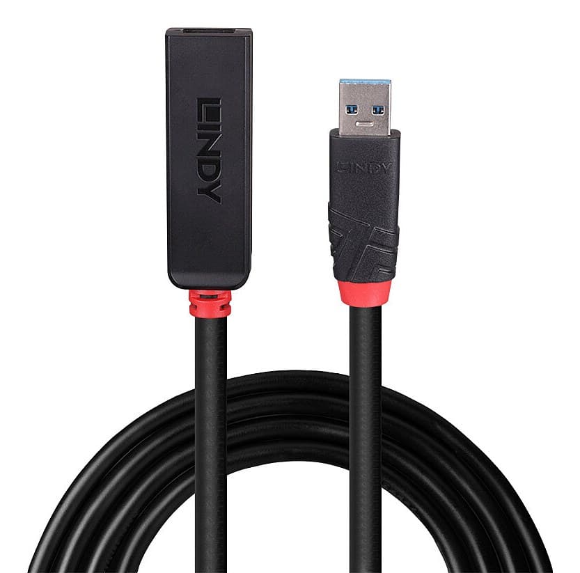 Lindy 15m USB 3.0 Active Extension Slim - Image 1