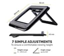 Fellowes I-Spire Series Quick Lift Laptop Stand 8212001 - Black thumbnail 4