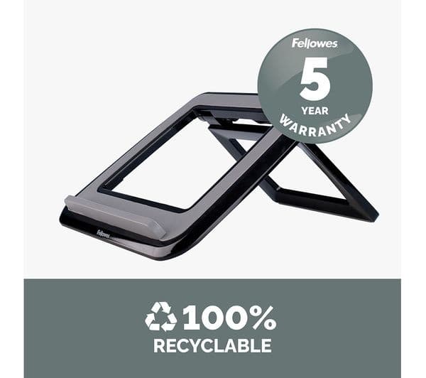 Fellowes I-Spire Series Quick Lift Laptop Stand 8212001 - Black - Image 7